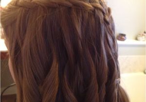 Cute Hairstyles for Middle School Dance Waterfall Braid before Middle School Dance