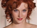 Cute Hairstyles for Red Curly Hair Red Short Curly Hair