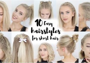 Cute Hairstyles for School with Short Hair 17 Easy Back to School Hairstyles