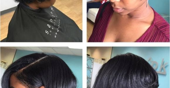 Cute Hairstyles for Short Hair Black Girl Silk Press and Cut Short Cuts Pinterest