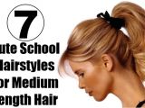 Cute Hairstyles for Shoulder Length Hair for School 7 Cute School Hairstyles for Medium Length Hair
