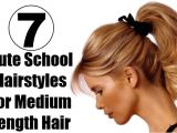 Cute Hairstyles for Shoulder Length Hair for School 7 Cute School Hairstyles for Medium Length Hair