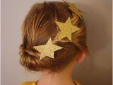 Cute Hairstyles for Xmas Party Gold Star Christmas Hairstyle