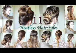 Cute Hairstyles Heatless 11 Heatless Hairstyles Diy Hairstyles