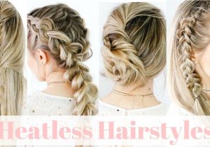 Cute Hairstyles Heatless Heatless Hairstyles Straight Hair Kayleymelissa