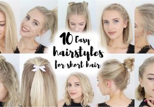 Cute Hairstyles Heatless New Hairstyle for Short Hair Tutorial Hairstyles Library