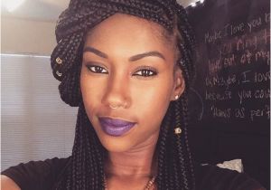 Cute Hairstyles Individual Braids 50 Box Braids Hairstyles that Turn Heads Stayglam Hairstyles