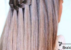 Cute Hairstyles Loop Waterfall Braid Learn How to Do A Waterfall Braid Hair Style
