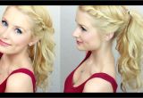 Cute Hairstyles On Youtube Cute & Easy Twisted Ponytail Much Requested
