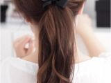 Cute Hairstyles Ponytail Bow Simple and Cute Hair with A Bow and Curls