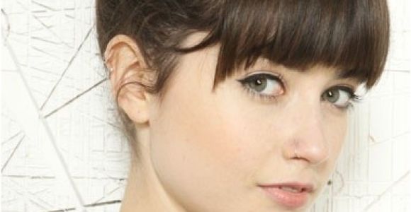 Cute Hairstyles to Do with Bangs 18 Quick and Simple Updo Hairstyles for Medium Hair