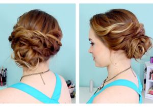 Cute Hairstyles to Wear to A Wedding Quick Side Updo for Prom or Weddings D