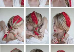 Cute Hairstyles Using A Bandana 16 Beautiful Hairstyles with Scarf and Bandanna