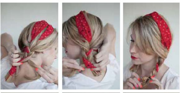 Cute Hairstyles Using A Bandana 16 Beautiful Hairstyles with Scarf and Bandanna