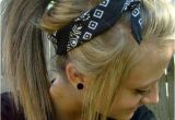 Cute Hairstyles Using A Bandana Nonchalant H¥r Pinterest