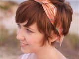 Cute Hairstyles Using A Bandana Pixie Haircut is is Cute I Need to Try Using A Headband Like