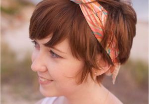 Cute Hairstyles Using A Bandana Pixie Haircut is is Cute I Need to Try Using A Headband Like