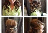 Cute Hairstyles Using A Curling Iron Teased and Curly Half Up Do Home Ing Hair Hair