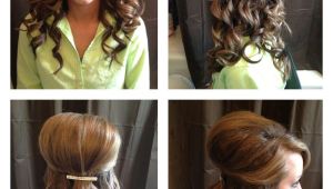 Cute Hairstyles Using A Curling Iron Teased and Curly Half Up Do Home Ing Hair Hair