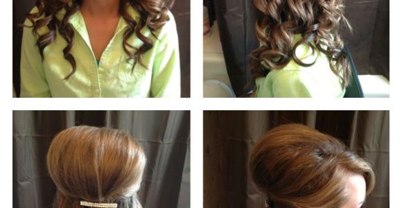 Cute Hairstyles Using A Curling Iron Teased and Curly Half Up Do Home Ing Hair Hair