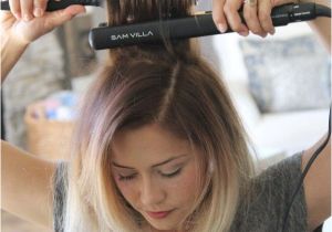 Cute Hairstyles Using A Straightener How to Create Volume with A Flat Iron and thermal Brush