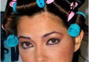 Cute Hairstyles Using Rollers 682 Best Gorgeous In Rollers Images On Pinterest