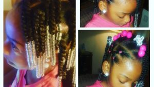 Cute Hairstyles Using Rubber Bands Simple Hair Styles for Little Black Girls Braids Beads and