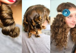 Cute Hairstyles when You Curl Your Hair Cocoon Curls No Heat Curl Hairstyles