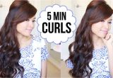 Cute Hairstyles when You Curl Your Hair Hairstyle Hack How to Curl Your Hair In 5 Minutes