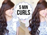 Cute Hairstyles when You Curl Your Hair Hairstyle Hack How to Curl Your Hair In 5 Minutes