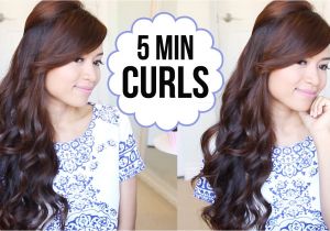 Cute Hairstyles when You Curl Your Hair Hairstyle Hack How to Curl Your Hair In 5 Minutes
