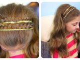 Cute Hairstyles with A Headband Double Braid Sparkly Headband Braided Headbands