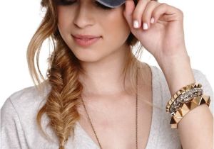 Cute Hairstyles with Baseball Hats Baseball Hat & Messy Braid for Lazy Chill Days American