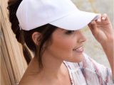 Cute Hairstyles with Baseball Hats Daffodil Sprinkles Ponytail Baseball Cap