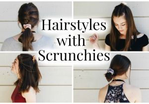 Cute Hairstyles with Scrunchies Cute and Easy Hairstyles Using Scrunchies