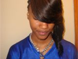 Cute Hairstyles with Sew Ins Invisible Part Quick Weave with Side Bang