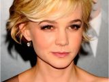 Cute Hairstyles with Side Swept Bangs Carey Mulligan Cute Short Haircut with Side Swept Bangs