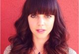 Cute Hairstyles with Straight Across Bangs 40 Cute Styles Featuring Curly Hair with Bangs