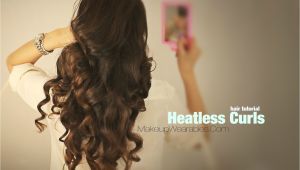 Cute Hairstyles without Heat Kim Kardashian Hairstyles How to No Heat Curls