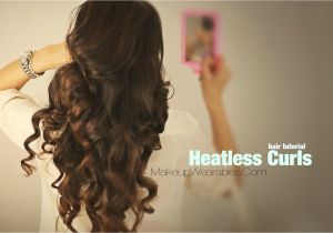Cute Hairstyles without Heat Kim Kardashian Hairstyles How to No Heat Curls