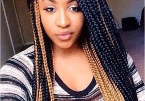 Cute Hairstyles You Can Do with Box Braids Medium Box Braids with Red Highlights Hairstyles