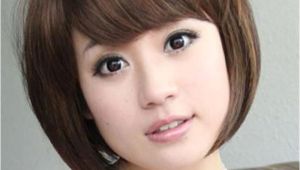 Cute Japanese Hairstyles for Round Face Hairstyle for Round Chubby asian Face Hair Pic