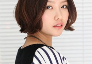 Cute Kpop Hairstyles Korean Hairstyle 2013 Pretty Center Parted Bob Haircut