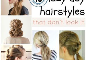 Cute Lazy Hairstyles for Short Hair Lazy Day Hairstyles