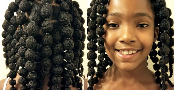 Cute Little Girl Natural Hairstyles Cute and Easy Hair Puff Balls Hairstyle for Little Girls to