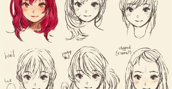 Cute Manga Hairstyles My Style Doodles Ridley S Bloggie