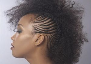 Cute Mohawk Hairstyles for Black Women Mohawk Braided Hairstyles for Black Women