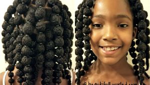 Cute Natural Hairstyles for Little Black Girls Cute and Easy Hair Puff Balls Hairstyle for Little Girls to