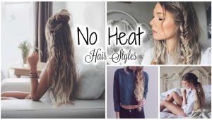 Cute No Heat Hairstyles for Short Hair Cute Easy No Heat Hairstyles