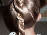 Cute Ponytail Hairstyles for Little Girls Little Girl S Hairstyles Easy Twist Around Braided